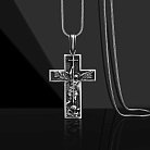 Серебряный крест "Архангел Михаил" 133172 от ювелирного магазина Оникс