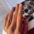 Серебряное кольцо "Сердце" 112229 от ювелирного магазина Оникс - 9
