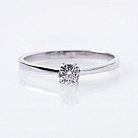 Золотое помолвочное кольцо с бриллиантом р0284б от ювелирного магазина Оникс