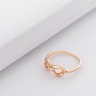 Золотое кольцо "Бесконечность" к05645 от ювелирного магазина Оникс - 2