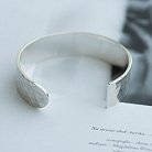 Жесткий браслет ручной работы из серебра 141435 от ювелирного магазина Оникс - 4