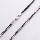 Серебряная цепочка с чернением (плетение колос) чс10544 от ювелирного магазина Оникс