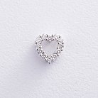Золотой кулон "Сердце" (бриллианты) пб0223ri от ювелирного магазина Оникс