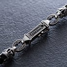 Шелковый шнурок "Спаси и Сохрани. С ликами святых" с серебряными вставками 1093шн от ювелирного магазина Оникс - 11