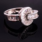 Срібний перстень з фіанітами 11679 от ювелирного магазина Оникс - 7