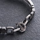 ﻿Мужской серебряный браслет (чернение) 1006 от ювелирного магазина Оникс - 2