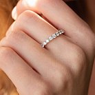 Золотое кольцо с дорожкой камней (бриллианты) кб0440cha от ювелирного магазина Оникс - 1