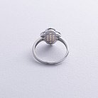 Серебряное кольцо "Клевер" с перламутром 112764 от ювелирного магазина Оникс - 2