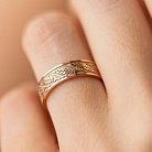 Обручальное кольцо "Колосок" в красном золоте 240591300 от ювелирного магазина Оникс - 1