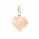 Золотой кулон "Сердце" п00125 от ювелирного магазина Оникс - 1