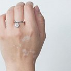 Серебрянное кольцо "Клевер" 111994 от ювелирного магазина Оникс - 3