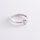 Помолвочное золотое кольцо с бриллиантами к0008sh от ювелирного магазина Оникс - 2