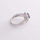 Золотое помолвочное кольцо (сапфир, бриллиант) к351ri от ювелирного магазина Оникс - 2