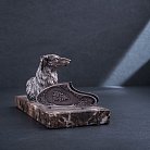 Серебряная визитница ручной работы "Верный охранник" сер00024 от ювелирного магазина Оникс - 3