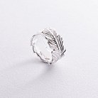 Серебряное кольцо "Перышко" 111714 от ювелирного магазина Оникс - 3