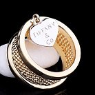 Золотое кольцо с сердечком к03360 от ювелирного магазина Оникс - 1
