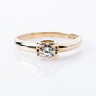 Золотое помолвочное кольцо с бриллиантом р0598ж от ювелирного магазина Оникс