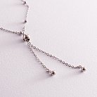 Серебряный браслет с сердечком (фианиты) 141251 от ювелирного магазина Оникс - 3