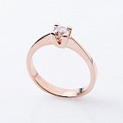 Золотое помолвочное кольцо с бриллиантом р0179к от ювелирного магазина Оникс - 1
