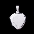 Серебряный кулон "Сердце для фотографии" 132027 от ювелирного магазина Оникс
