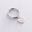 Серебряное кольцо "Love" 112049 от ювелирного магазина Оникс