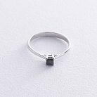 Заручальна каблучка з чорним діамантом (біле золото) 236401122 от ювелирного магазина Оникс - 2