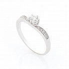 Золотое помолвочное кольцо с бриллиантами zberd864242 от ювелирного магазина Оникс
