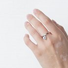 Серебрянное кольцо "Клевер" 111994 от ювелирного магазина Оникс - 1