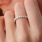 Золотое кольцо с дорожкой камней (бриллианты) кб0440cha от ювелирного магазина Оникс - 3