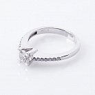 Золотое помолвочное кольцо с бриллиантами р0121б от ювелирного магазина Оникс - 2