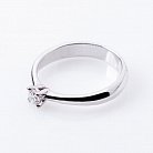 Золотое помолвочное кольцо с бриллиантом р0564б от ювелирного магазина Оникс - 2