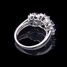 Золотое кольцо с синими сапфирами и бриллиантами 43900gf от ювелирного магазина Оникс - 2