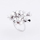 Срібний перстень з квітами 111984 от ювелирного магазина Оникс