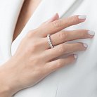 Золотое кольцо с бриллиантами кб0251ca от ювелирного магазина Оникс - 1