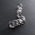 Срібна каблучка "Косичка" 112707 от ювелирного магазина Оникс - 5