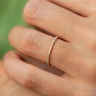 Кольцо с дорожкой бриллиантов (желтое золото) 217843121 от ювелирного магазина Оникс - 1