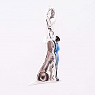 Срібна підвіска "Собачка" з емаллю 131015сс от ювелирного магазина Оникс - 2