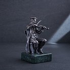 Серебряная фигура ручной работы "Скрипач" сер00061 от ювелирного магазина Оникс