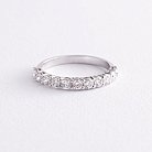 Кольцо в белом золоте с бриллиантами 221101121 от ювелирного магазина Оникс - 2