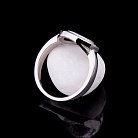 Ексклюзивне срібний перстень з фіанітами 111726 от ювелирного магазина Оникс - 1