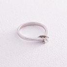 Золотое помолвочное кольцо с бриллиантом кб0155 от ювелирного магазина Оникс - 2