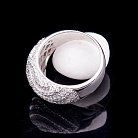 Срібний перстень з фіанітами 111564 от ювелирного магазина Оникс - 1