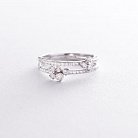 Золотий перстень з діамантами кб0160he от ювелирного магазина Оникс