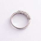 Серебряное кольцо с фианитами 1008 от ювелирного магазина Оникс - 4