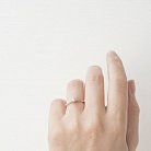 Помолвочное золотое кольцо с бриллиантом к351 от ювелирного магазина Оникс - 3