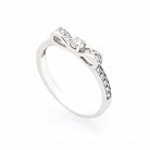 Золотое кольцо "Бантик" (бриллианты) zberdh78246 от ювелирного магазина Оникс