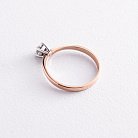 Помолвочное золотое кольцо с бриллиантом 220542421 от ювелирного магазина Оникс - 3