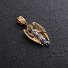Серебряная подвеска "Ангел" с позолотой 132226 от ювелирного магазина Оникс