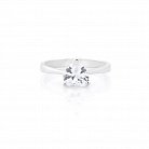 Серебряное помолвочное кольцо (фианит) 111978 от ювелирного магазина Оникс - 3