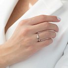 Помолвочное кольцо в белом золоте (бриллиант) кб03038 от ювелирного магазина Оникс - 3